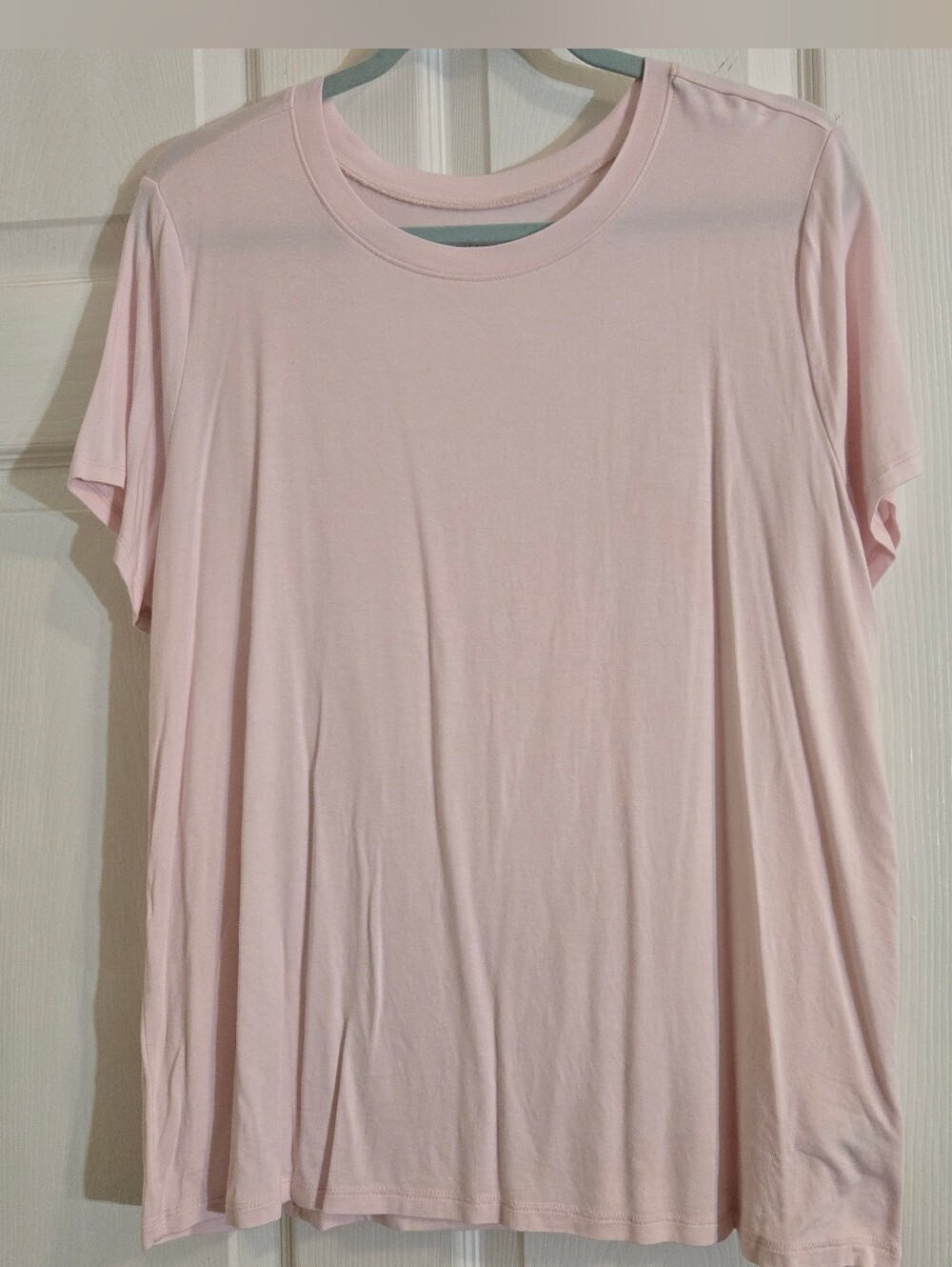torrid Soft Crewneck Tee in Pale Pink